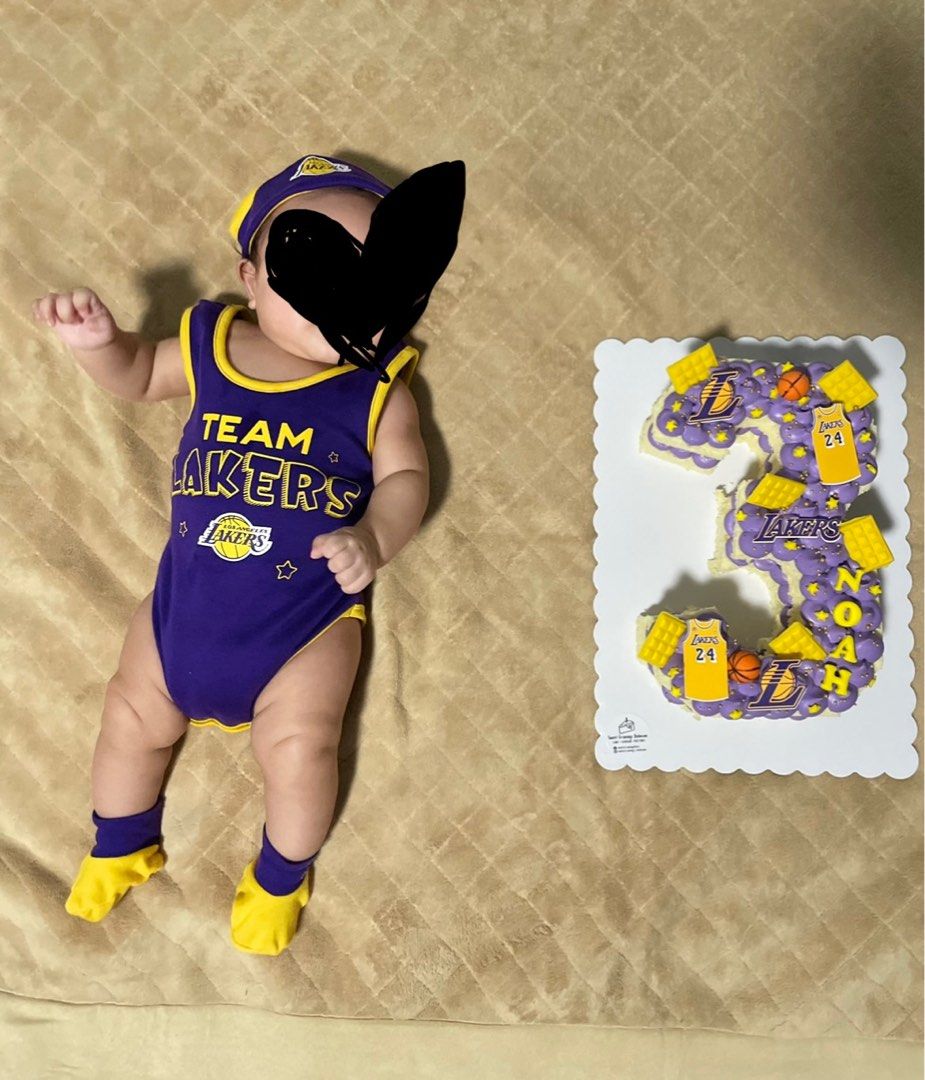 lakers baby costume