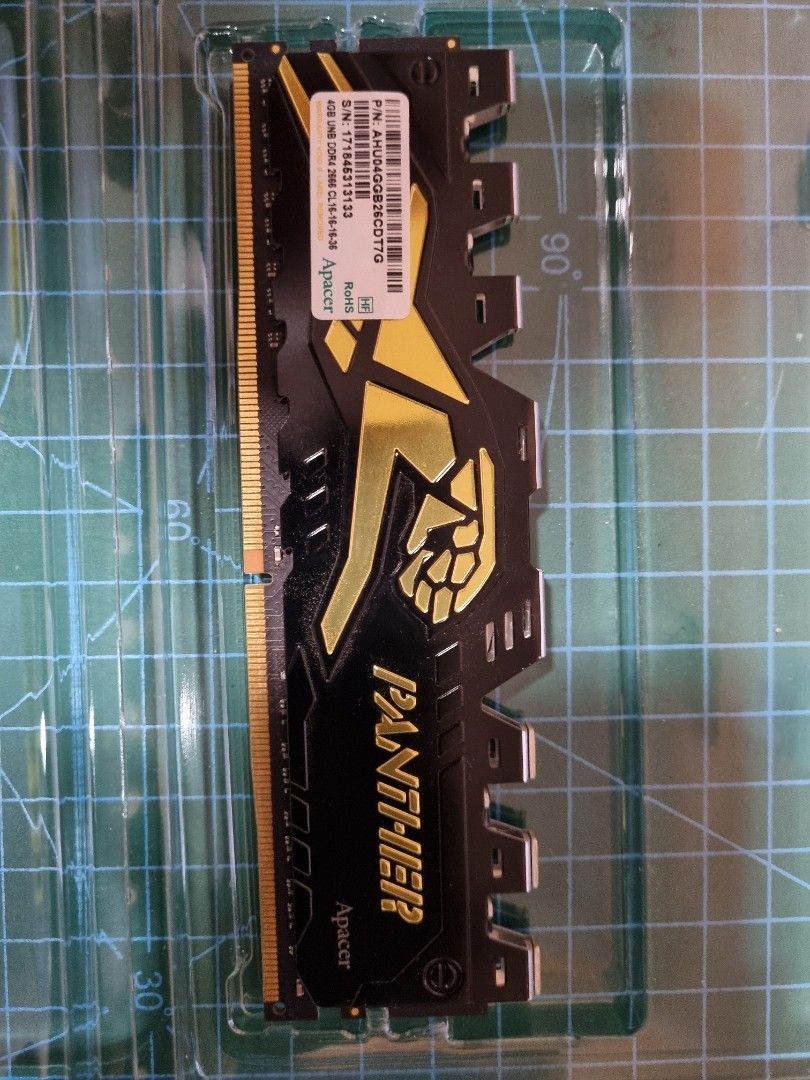 Apacer Panther 4GB DDR4 2666MHZ Gaming Desktop PC Memory RAM