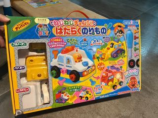 麵包超人 面包超人 擰螺絲 DIY 組裝 車 玩具 anpanman