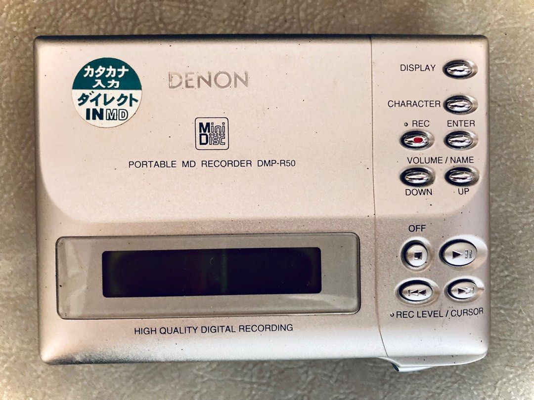 日製) Denon MD (DMP-R50), 音響器材, 音樂播放裝置MP3及CD