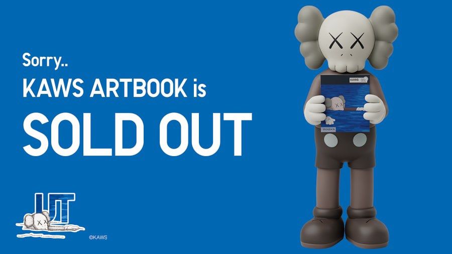 KAWS x Uniqlo Artbook Cover Tote Bag Natural