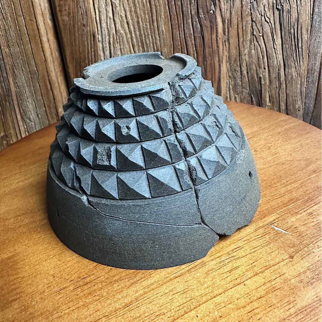 kikko【コレクション整理価格】吉光窯 kikko鉢broken studs Lサイズ