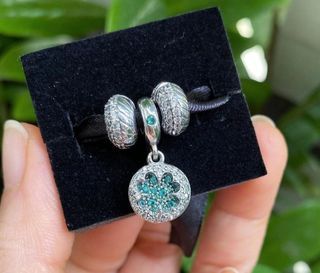 🌺 SUPER SALE! PANDORA SNAKE PATTERN CLIP CHARMS & CLOVER DANGLE CHARM
