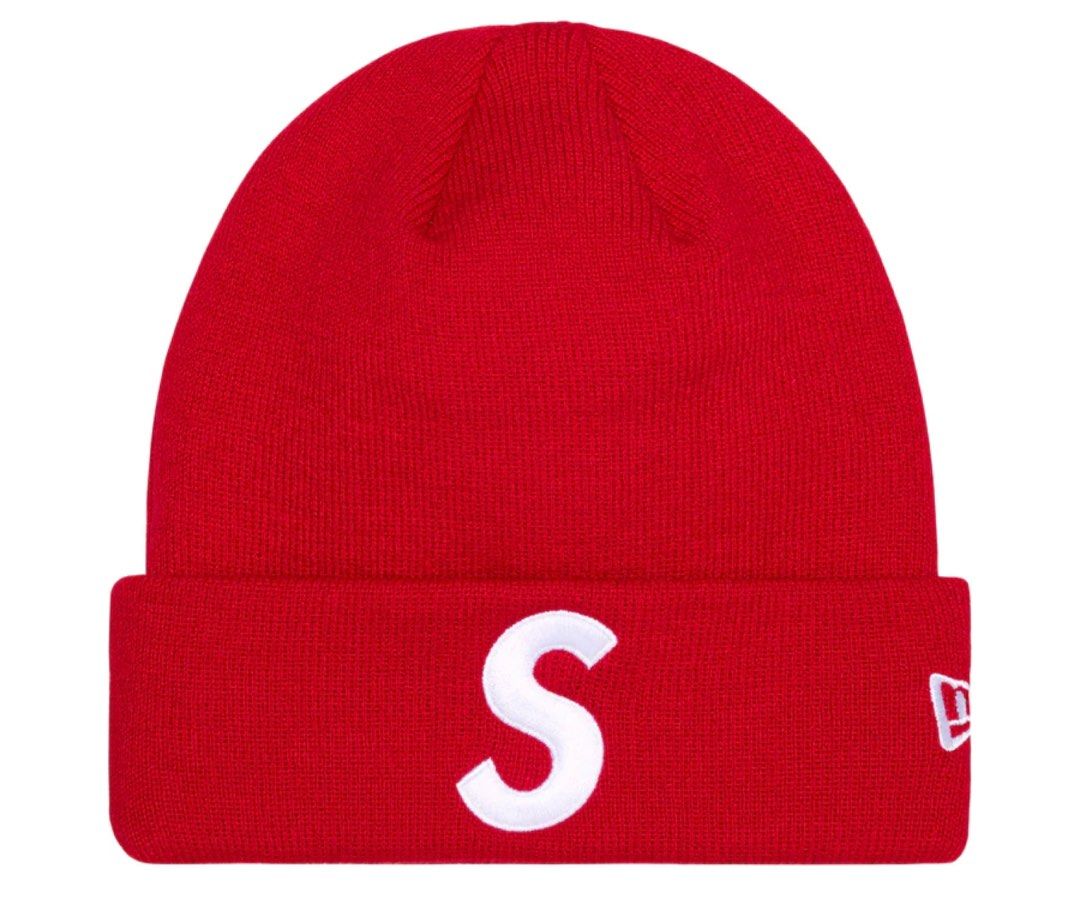 美國代購Supreme New Era Logo Beanie 冷帽帽cap 代購日本代購, 女裝