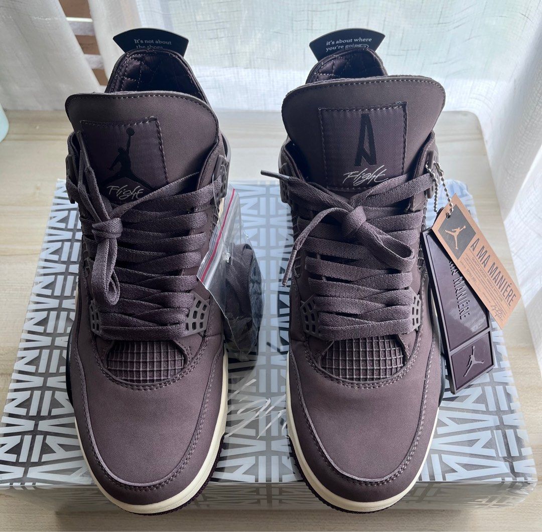 A Ma Maniére Air Jordan 4, Men's Fashion, Footwear, Sneakers on 