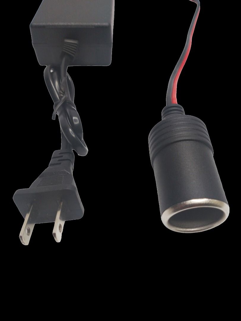 AC/DC ADAPTER 12V to CAR CIGARETTE LIGHTER SOCKET POWER ADAPTER, BEST ...