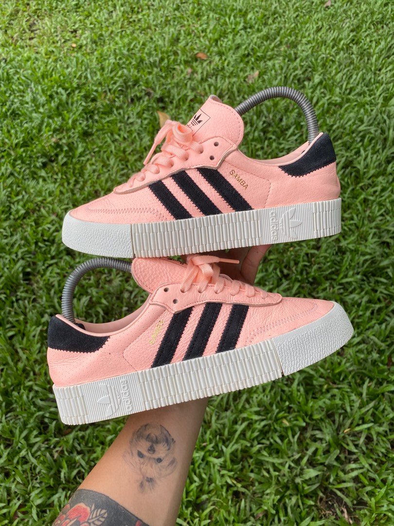 Adidas Samba, Women's Fashion, Footwear, Sneakers on Carousell