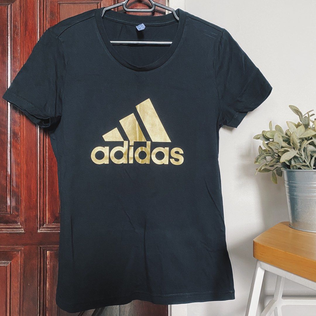 Gold adidas sales shirt