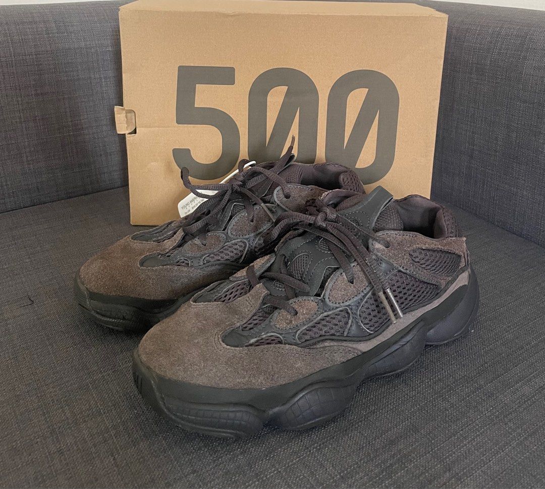 搬家出清」adidas Yeezy 500 Utility Black 限量運動鞋, 她的時尚, 鞋