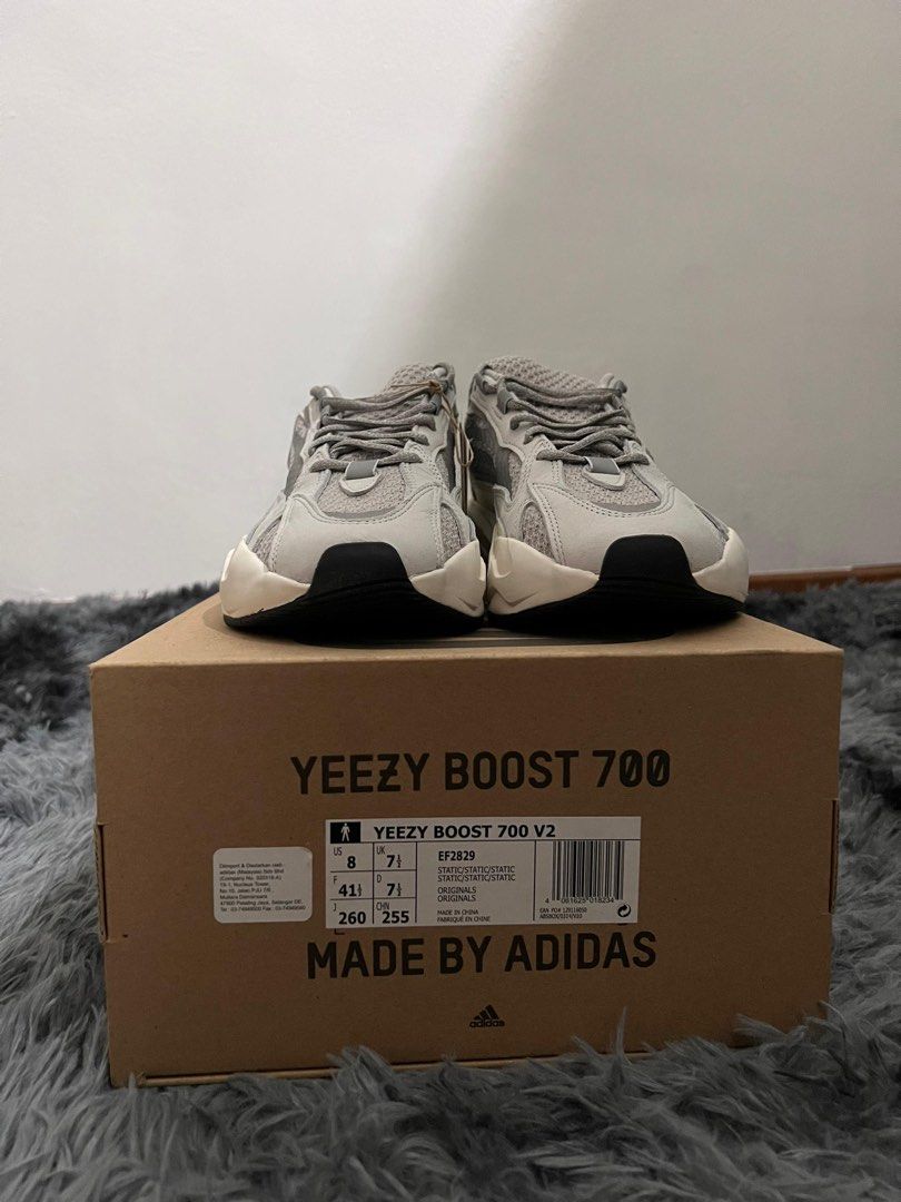 Yeezy static box label cheap