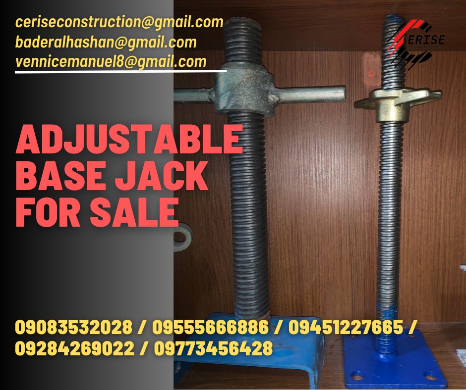 Adjustable Base Jacks for sale, Commercial & Industrial, Construction ...