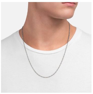 Men's 30 inch sterling silver chain top