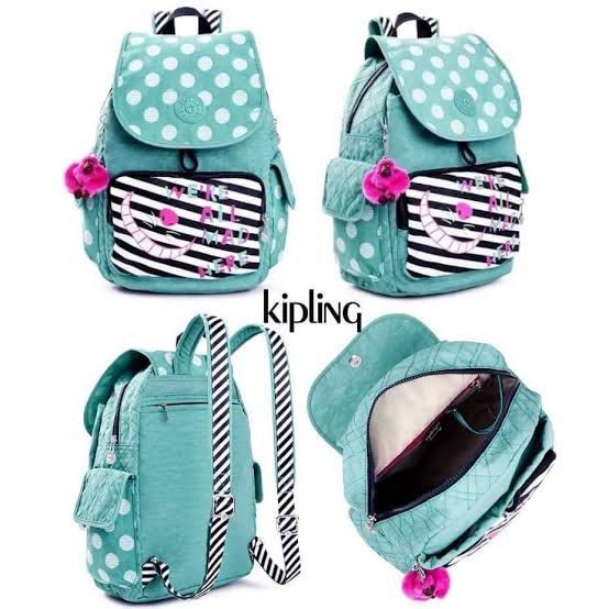 SALE Kipling Disney Alice In Wonderland City Pack Tea Party Backpack in Green Lyst