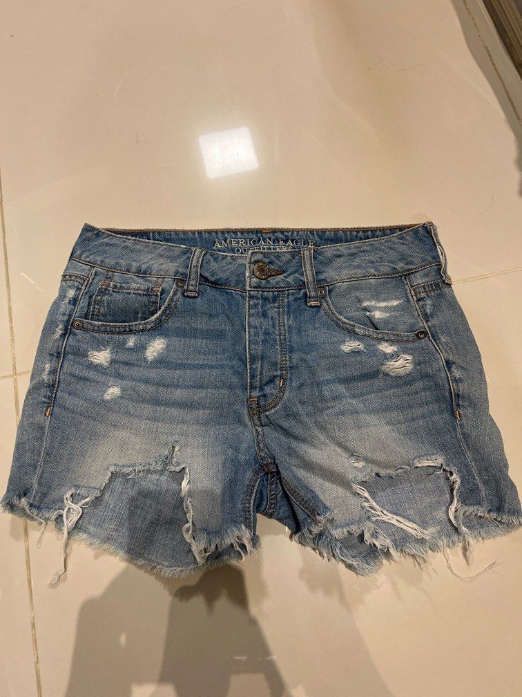 Ae tomgirl clearance denim bermuda short