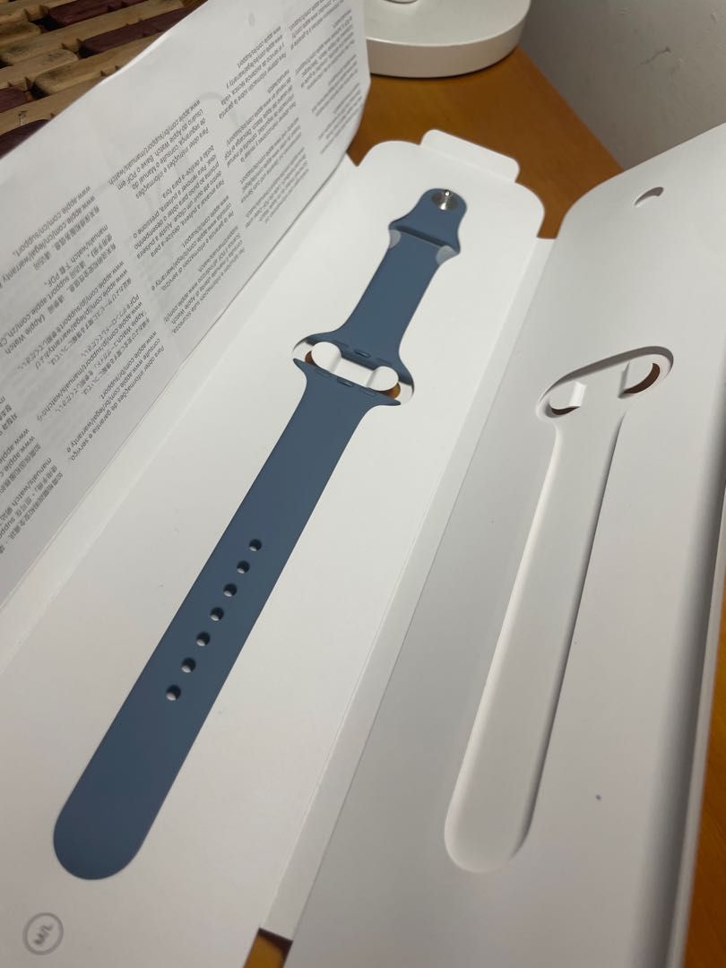 Apple Watch 錶帶slate blue sport band, 手提電話, 智能穿戴裝置及