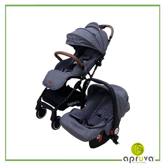 Apruva stroller with car seat