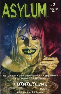 Asylum Comics issue 2 featuring a Neil Gaiman comic