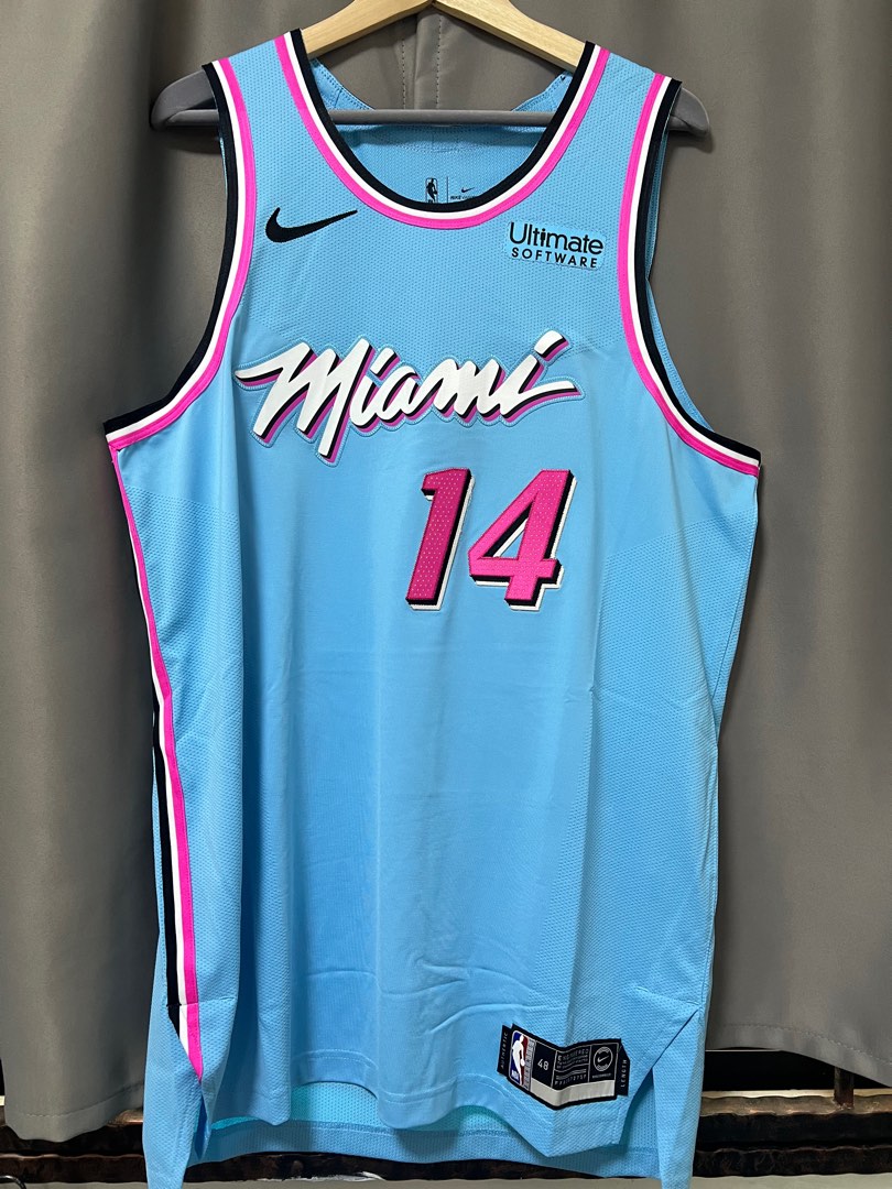 USED Tyler Herro Miami Heat White City Edition Swingman Jersey Large