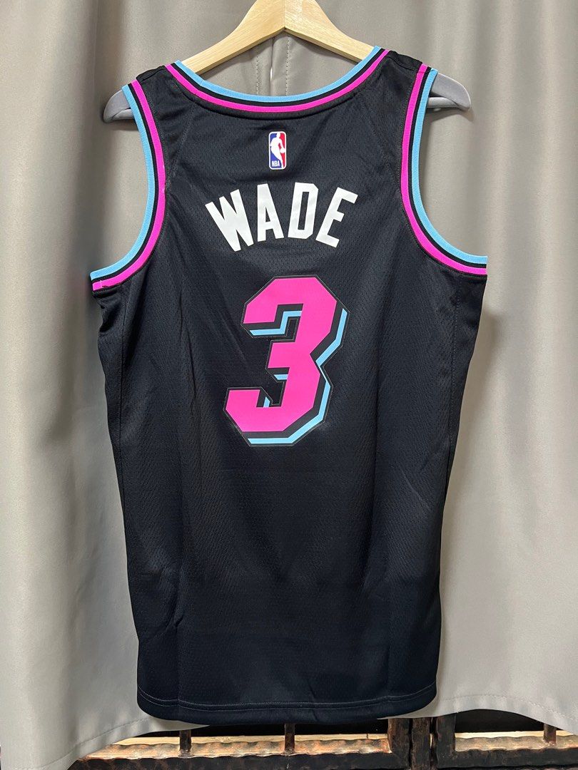 Dwyane Wade Miami Heat Nike 2019/20 Authentic Player Jersey - City Edition  - Blue