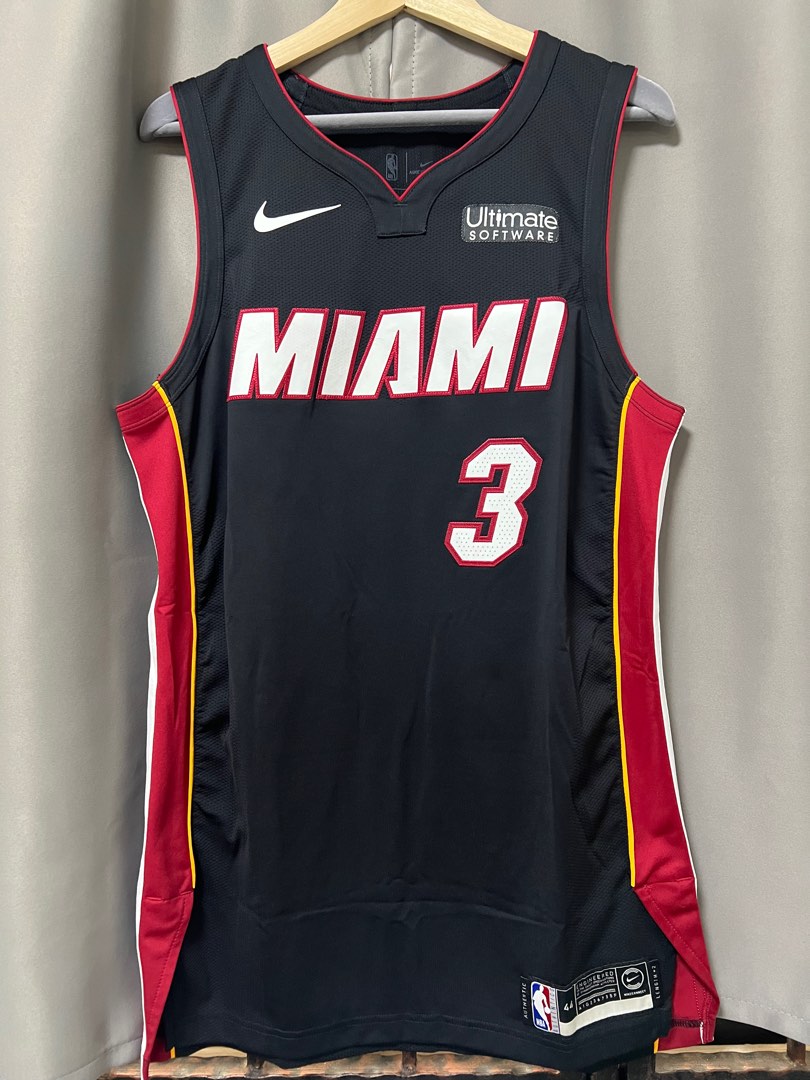 Men's Miami Heat 2023 Finals Patch Collection Jersey V4 - All Stitched