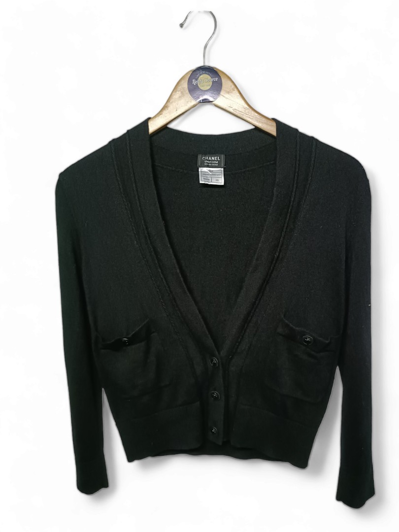Authentic Chanel Cardigan, Luxury, Apparel on Carousell