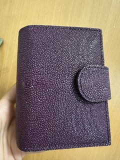 Authentic Dark Purple Stingray Wallet