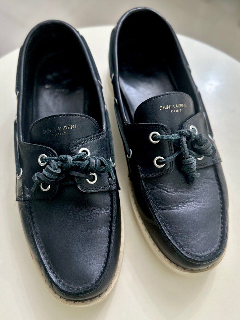 Saint laurent boat shoes store