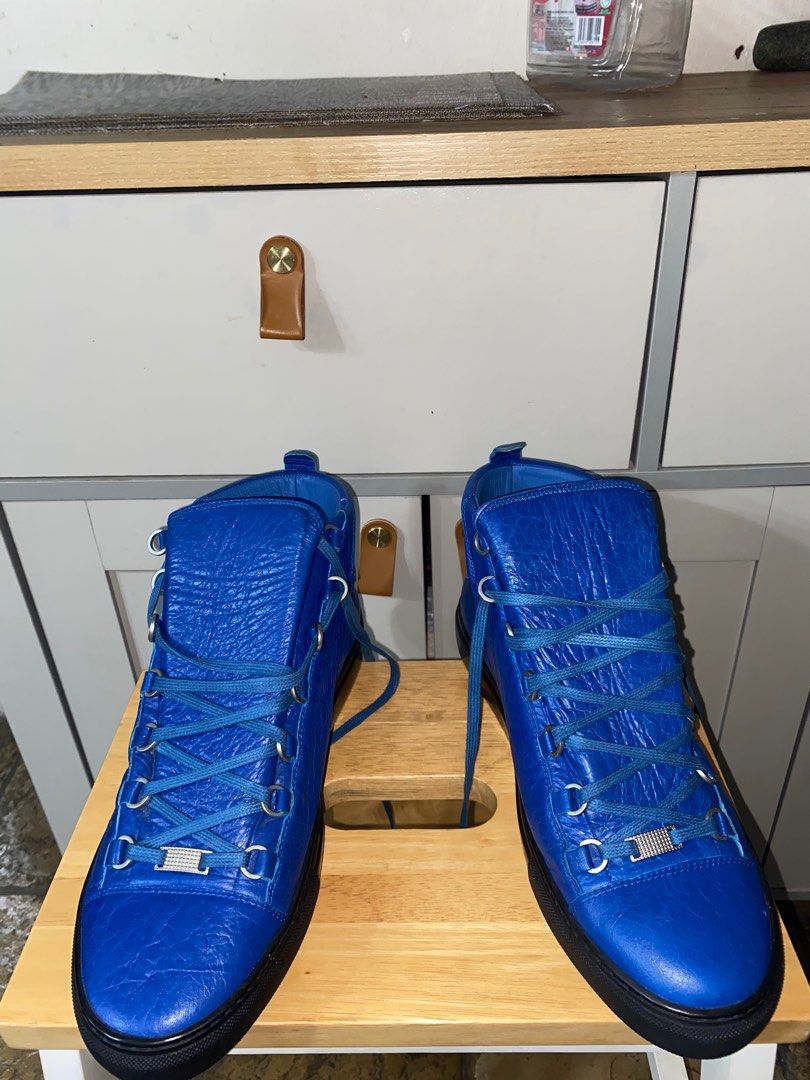 Balenciaga arena high blue hot sale