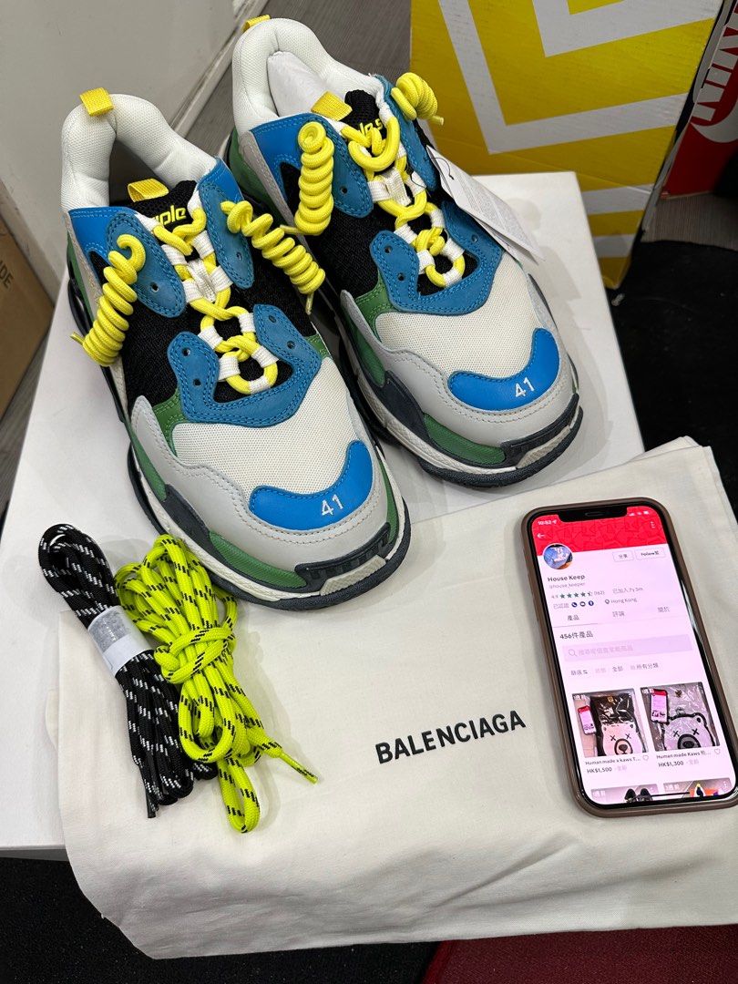 Balenciaga Triple S Light Grey Multi Carousell