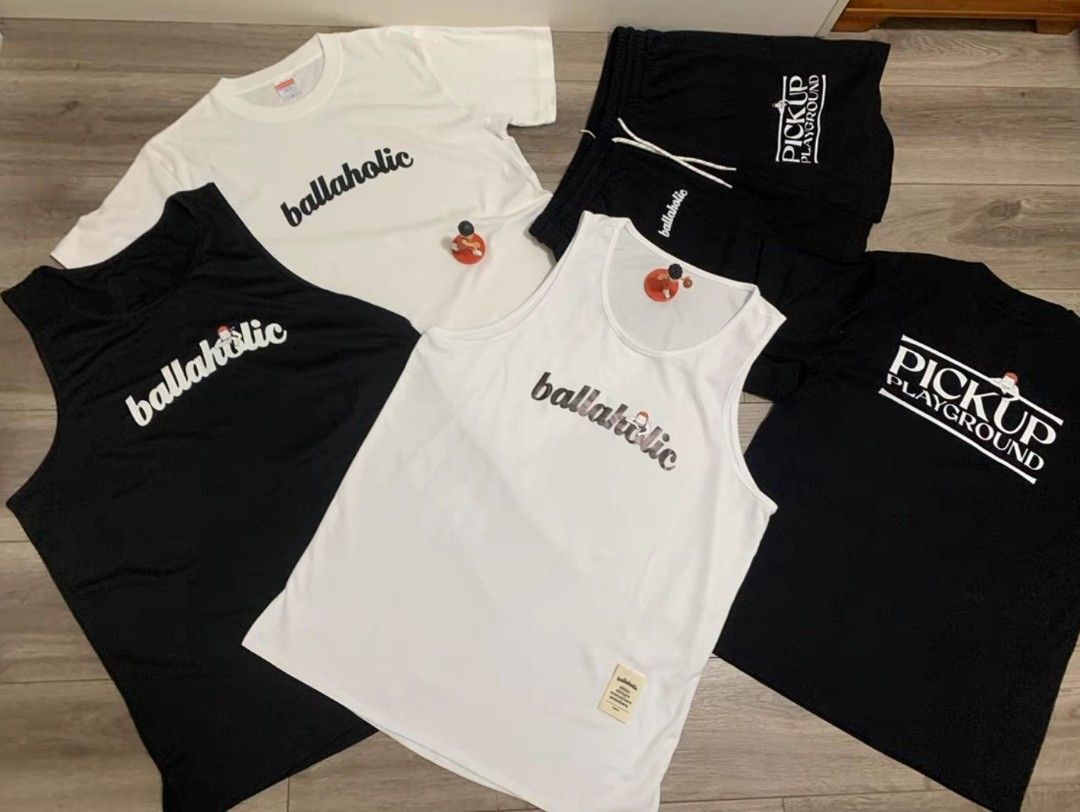 ballaholic LogoTankTopPICK UP PLAYGROUND（ballaholic 瑞々