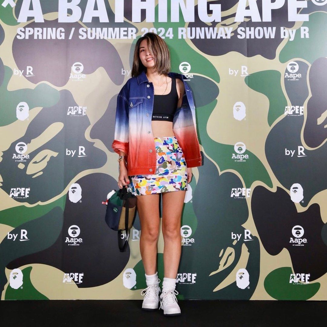 BAPE MULTI CAMO MINI SKIRT, Women 