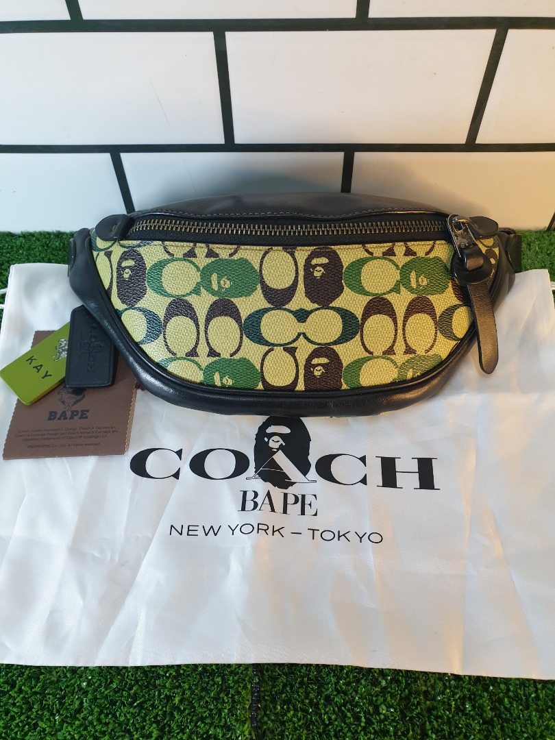 Bape x coach online rivington belt bag