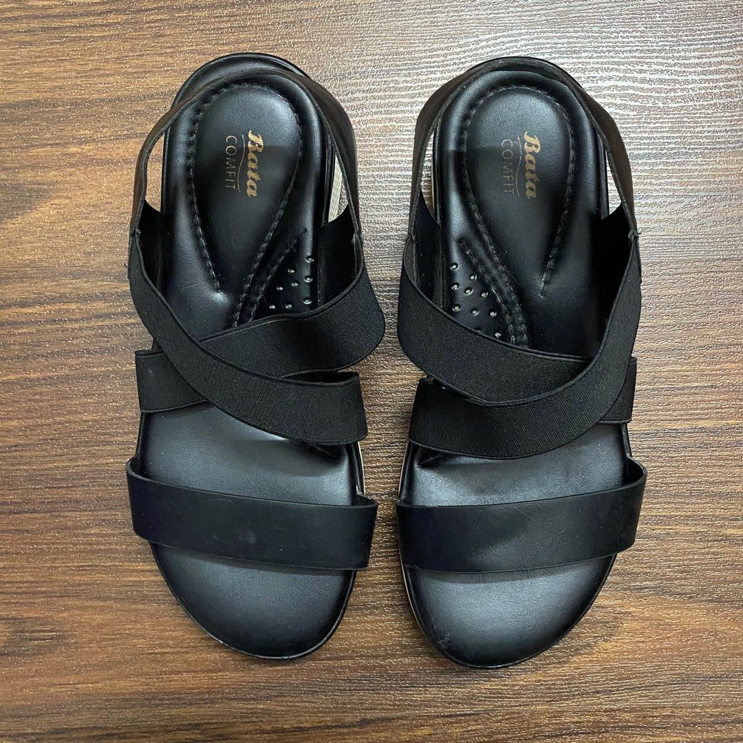 Synthetic Bata Black Sandals For Men F861606600, Size: 7 at Rs 349/pair in  Chennai