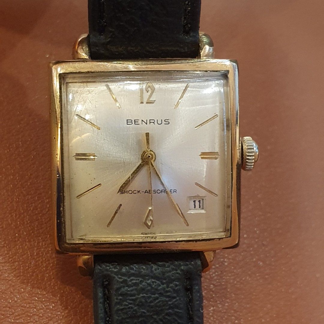 Benrus square watch cheap