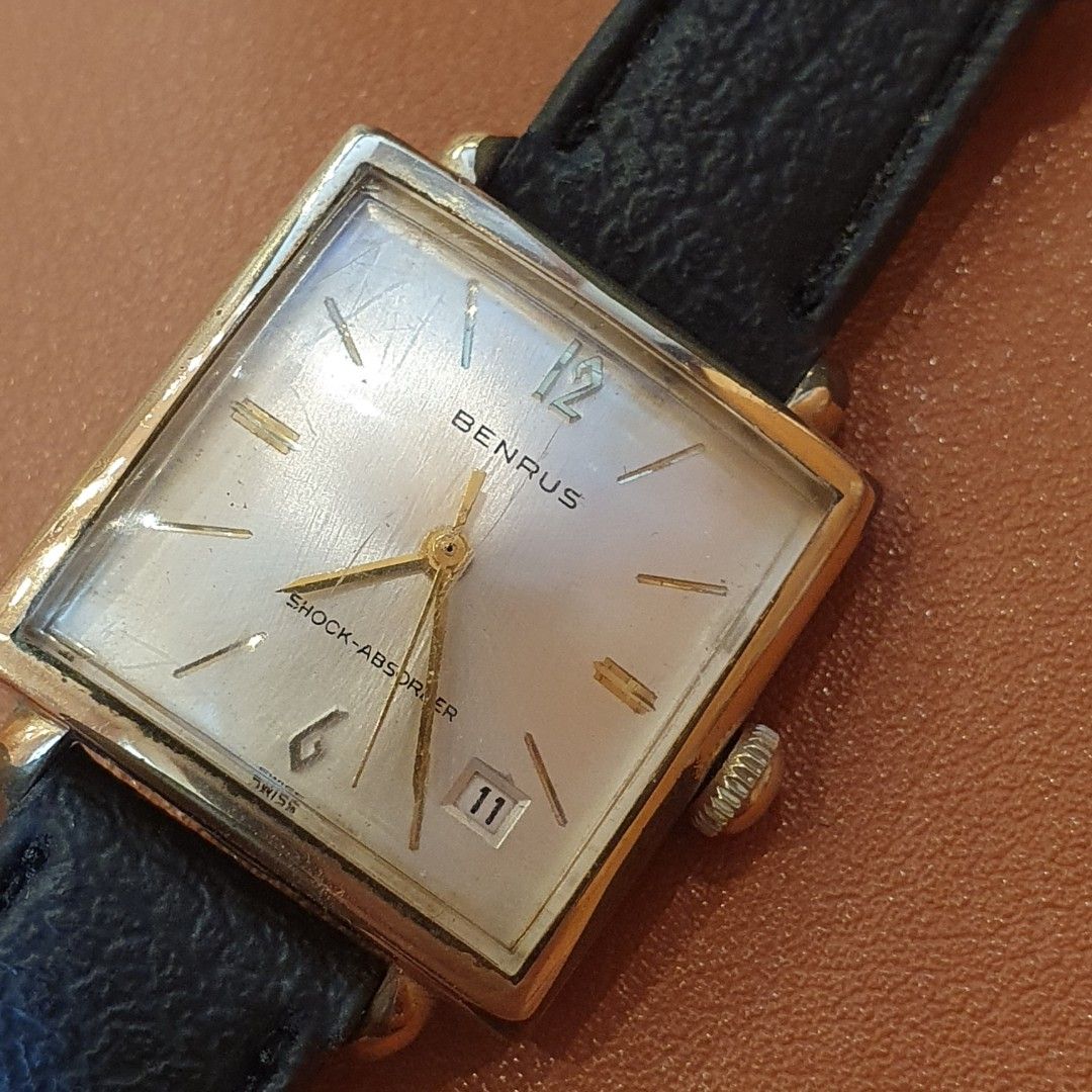 Benrus square hotsell watch