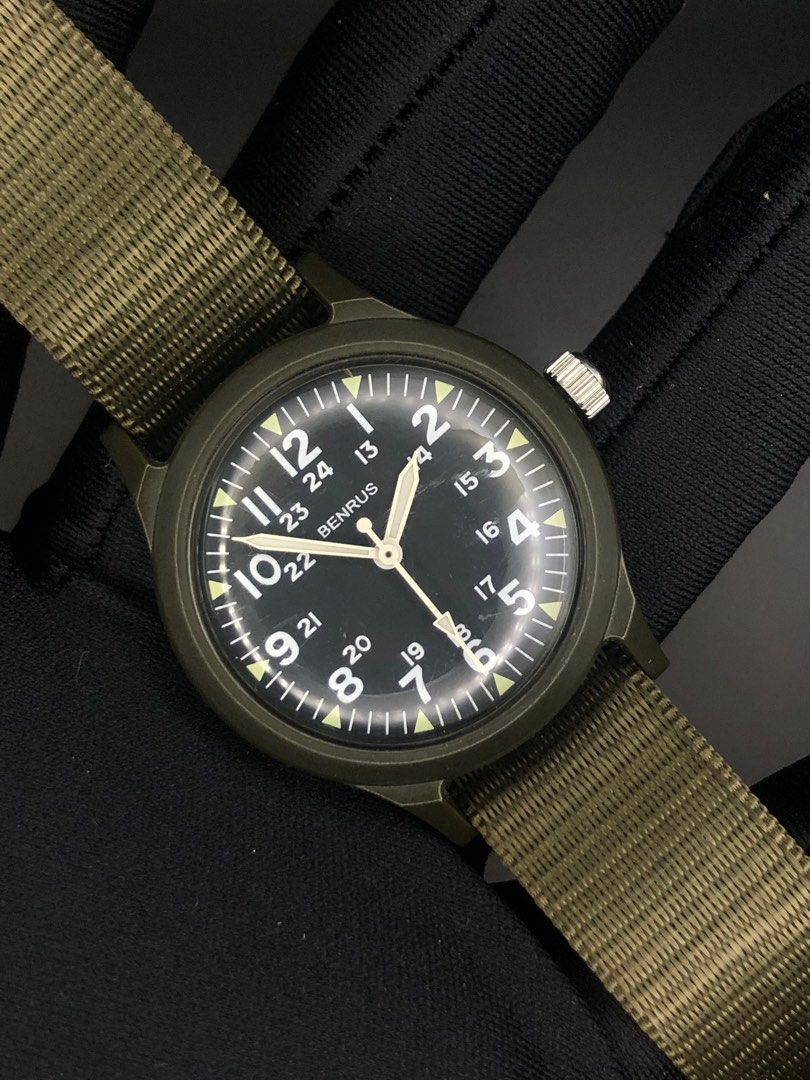 Swiss made field watch top