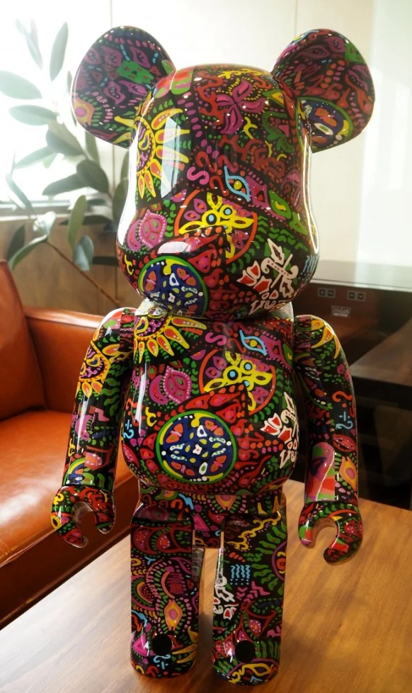 Medicom Psychedelic Paisley 1000% Bearbrick