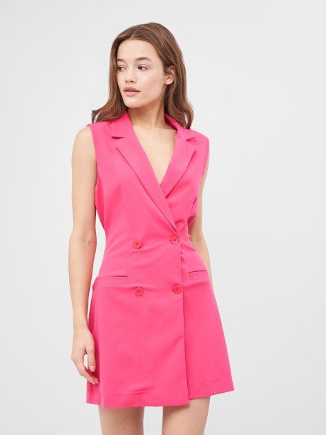 bershka pink blazer dress Bershka Suit Pink Blazer Bershka Pre-owned Bershka Tweed Skirt Suit In Pink ModeSens
