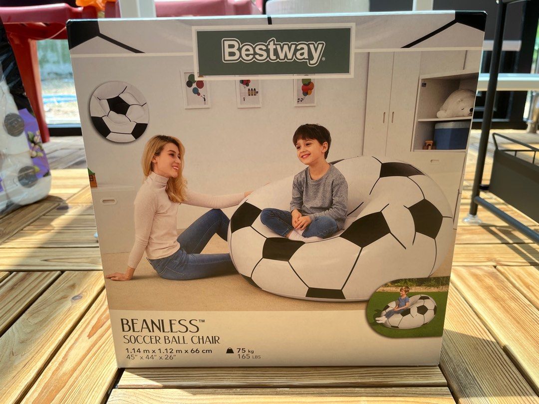 Beanless soccer ball 2025 chair