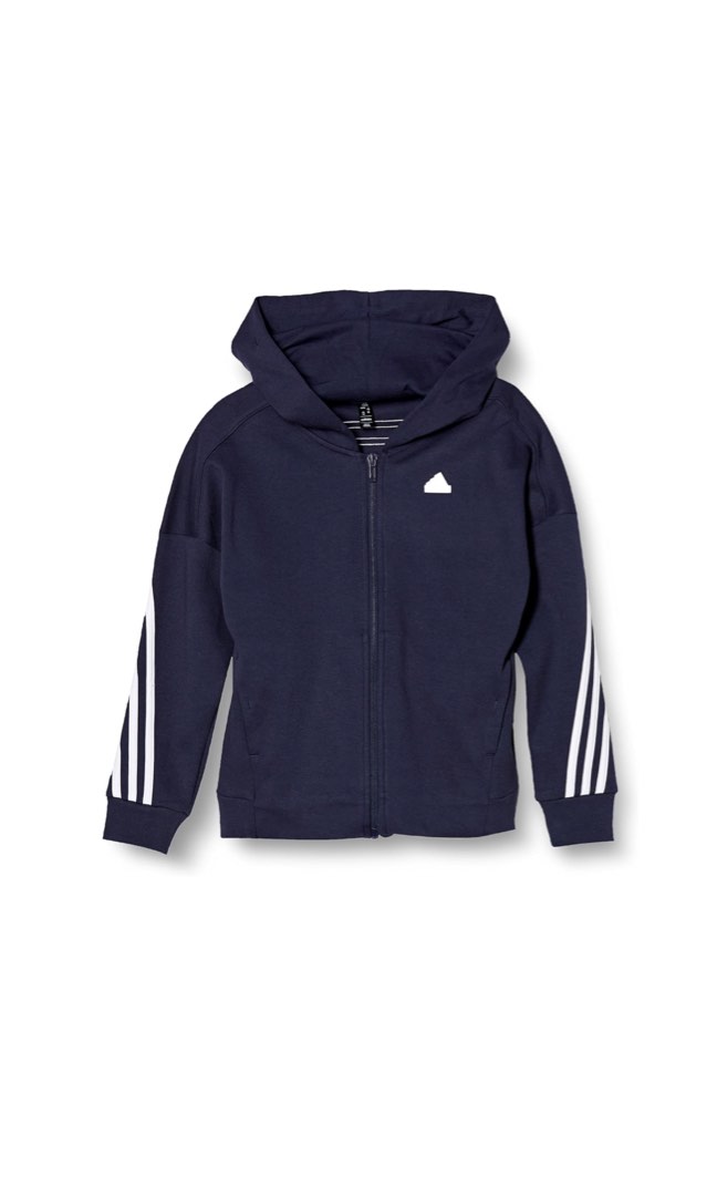 BN Adidas future icon 3 stripes zip hoodie Junior 130 Babies