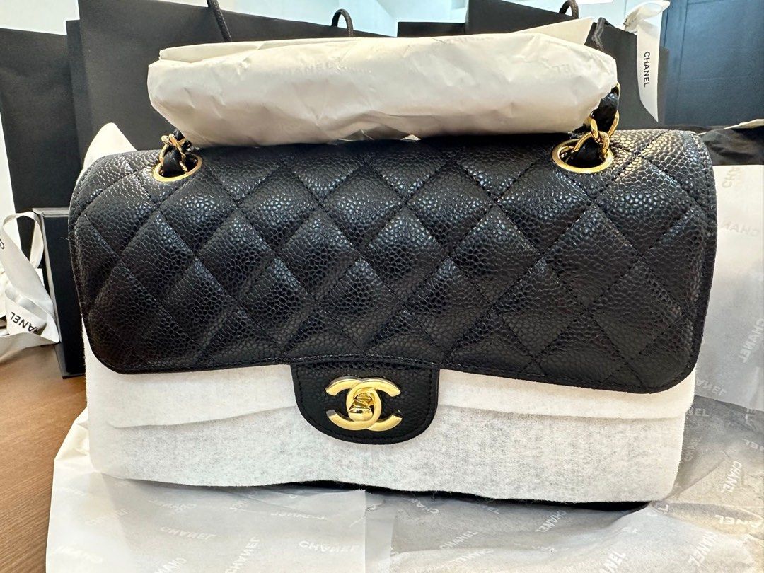 BNIB Chanel Small Classic Flap GHW, Luxury, Bags & Wallets on