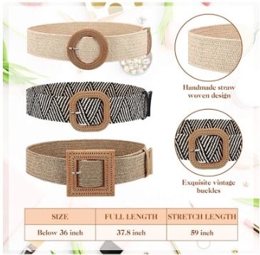 Material belts for dresses shop