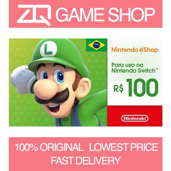 Nintendo switch prepaid card code store