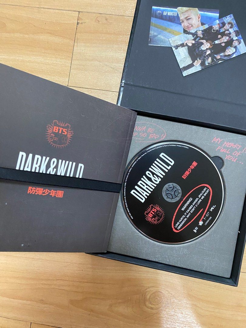 BTS Dark and Wild Album w/ RM Pc and Group Pc (Category: CDs & DVDs) located in Santa Rosa. Submitted by rockitlee (Listing ID 1253544607, Image 3). Description: 8.5/10 condition With ot7 photocard RM photocard Slightly negotiable .