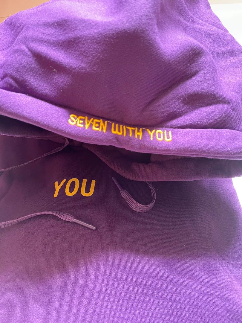  sunlelekz Jimin with You hoodie jimin Purple You