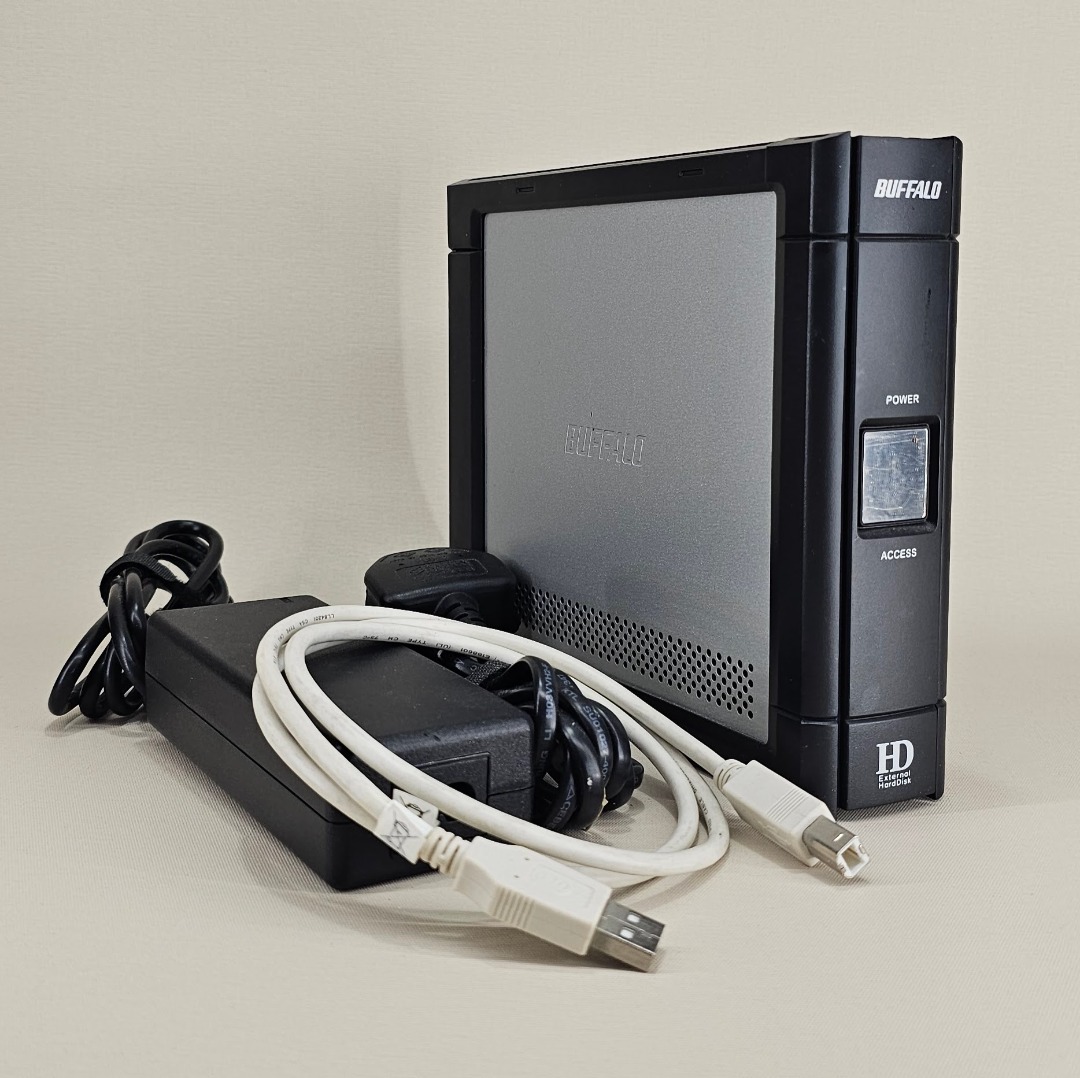Buffalo DriveStation 500GB Desktop External Hard Drive with 
