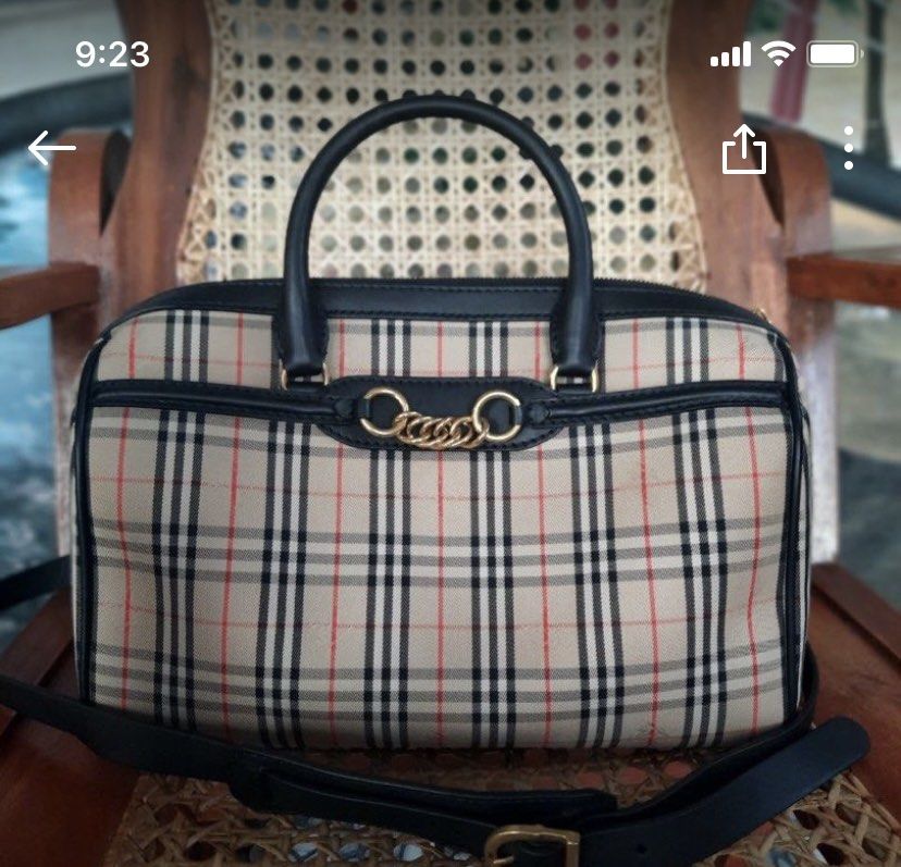 Authentic BURBERRY doctors bag, Luxury, Bags & Wallets on Carousell