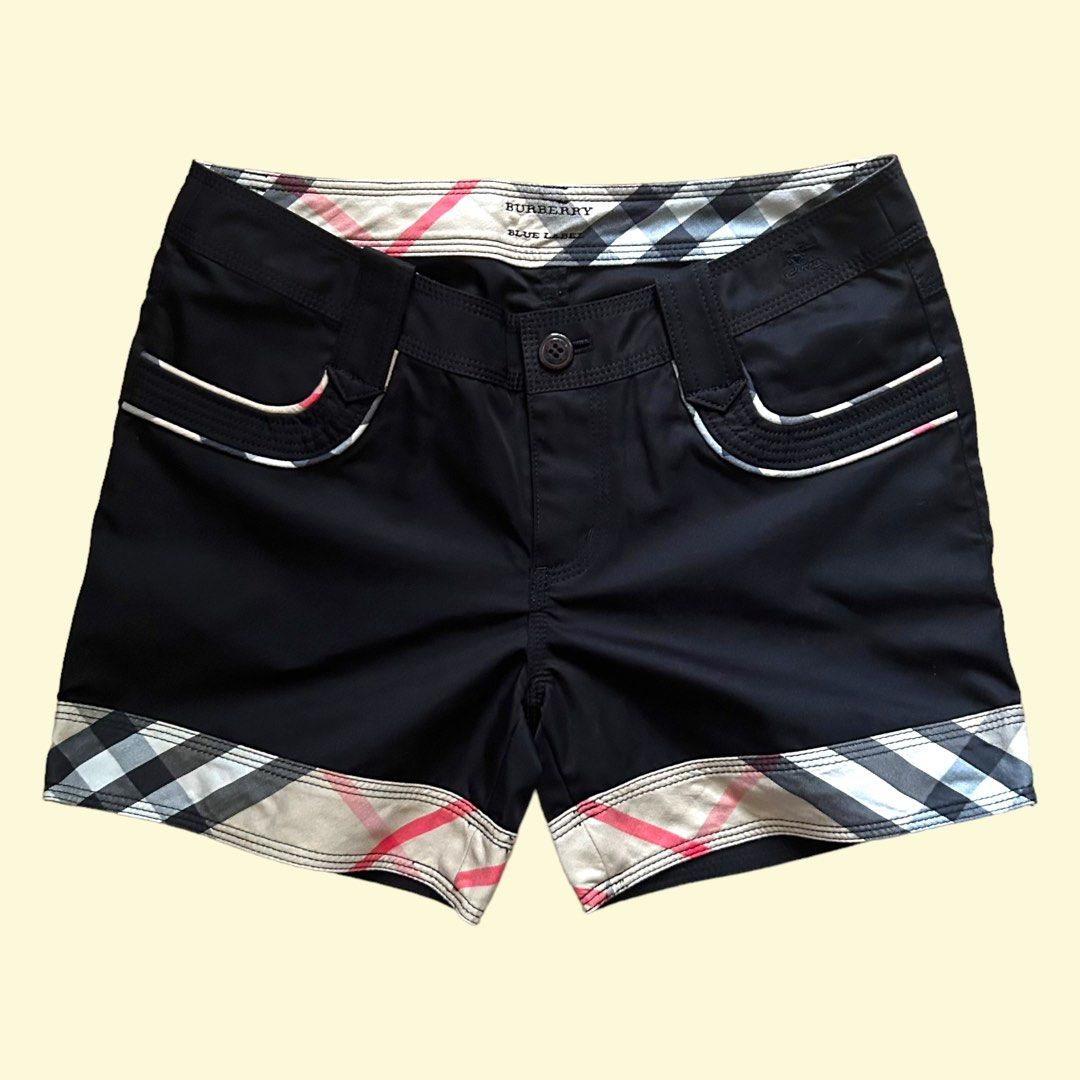 Burberry Blue Label Nova Check Shorts Luxury Apparel on Carousell