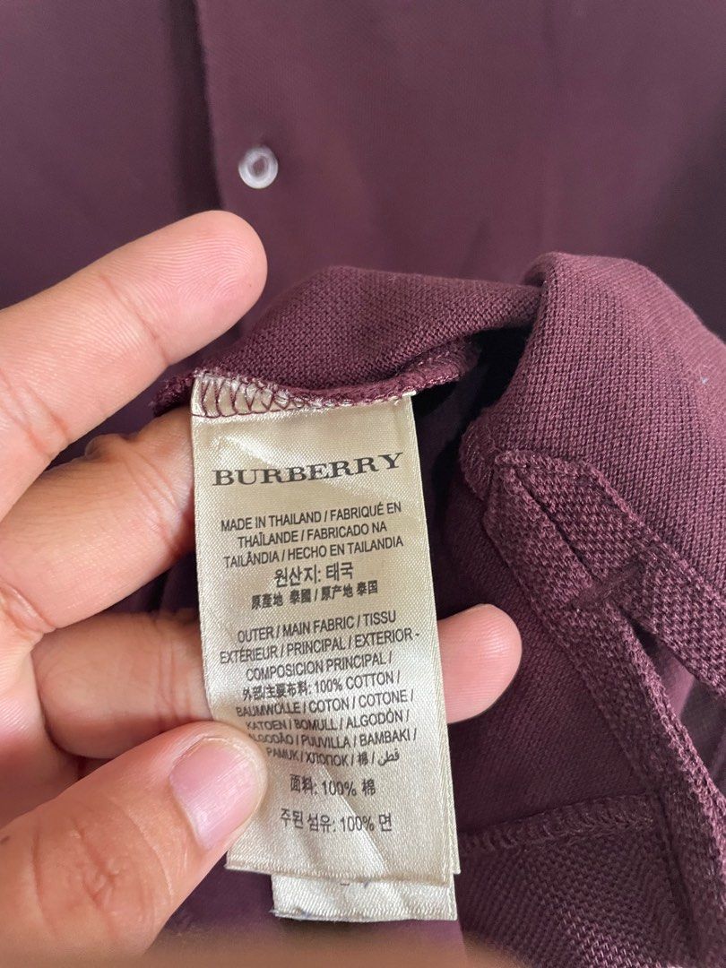 Burberry polo made top in thailand