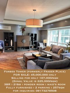 **buyer only**  Forbes Tower (formerly Fraser Place) - 5th 3br Fully furnished
